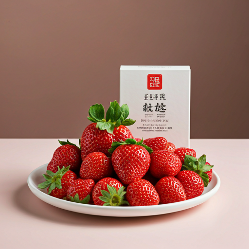 Jiuzhai Strawberry commercial photograph