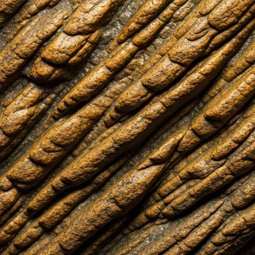 Macro shot of wet, mineral limestone with petrichor