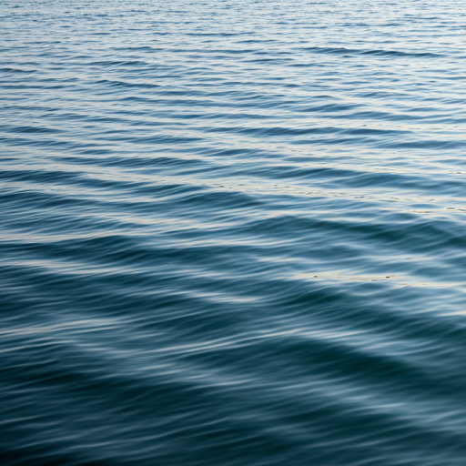 Ocean water macro ripples