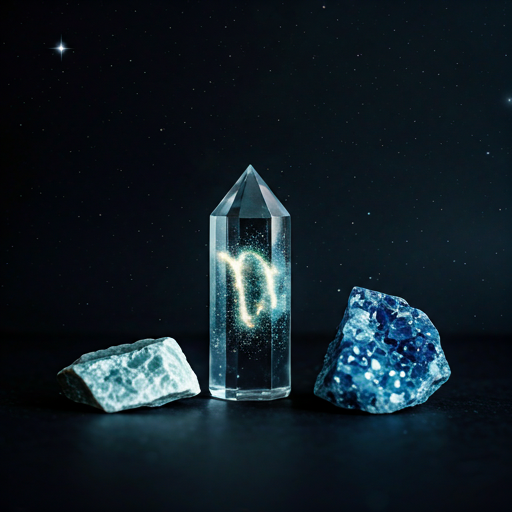 Zodiac series: Celestial minerals and starlight