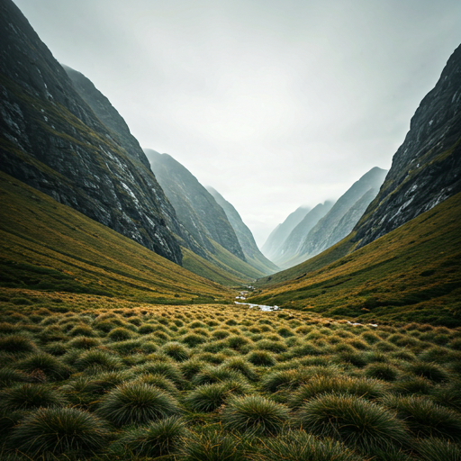 Scenic series: Misty mountains and ancient flora