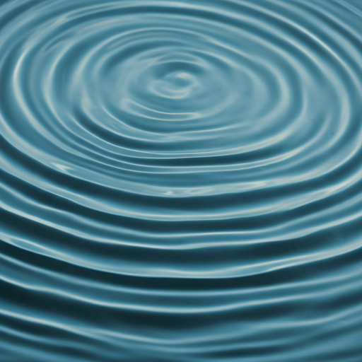 Macro shot of crystal clear water ripples representing Alpine Air