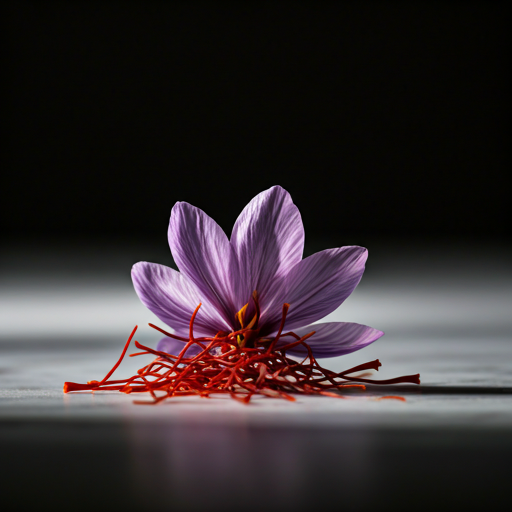 Kashmiri Saffron macro