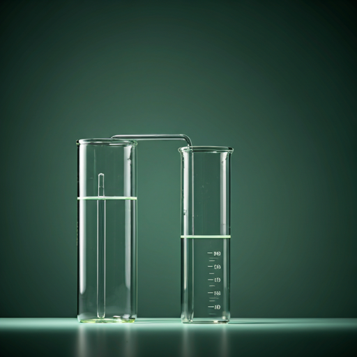 Modern laboratory glassware