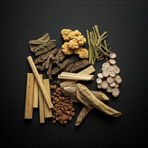 Dried herbs and minerals