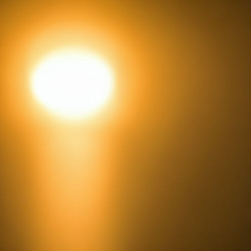 Atmospheric golden light