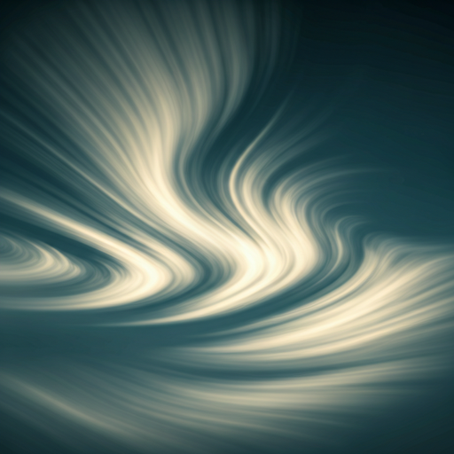 Swirling airy clouds